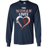 This Woman love Browns NFL football team - Long Sleeve T-Shirt
