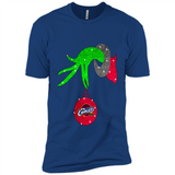 GRINCH HAND HOLDING CLEVELAND CAVALIERS GLITTER CHRISTMAS PINGPONG