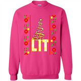 Funny Lets Get Lit Christmas Tree - Sweatshirt