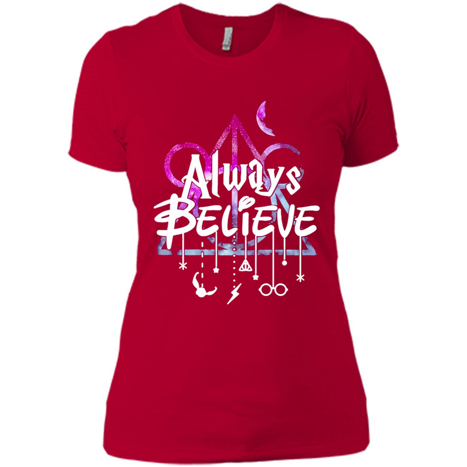 HIPPIE MOON MICKEY DEATHLY HALLOWS ALWAYS BELIEVE