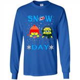 Snow Day Shirt For Carolina Hurricanes Vs Minion Fans pingpong