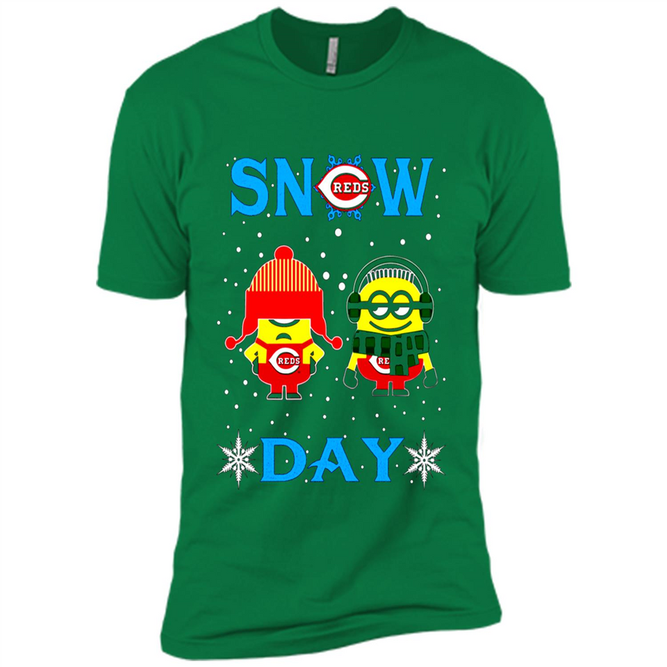 Snow Day Shirt For Cincinnati Reds Vs Minion Fans pingpong
