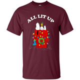 Peanuts By Schulz Snoopy Young Men_s Christmas SweatShirt - Shirt