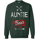 Aunt Shirt Buffalo Plaid Family Camp Bear Tee - Sweatshirt