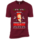 Nigel Thornberry Smashing through the snow Christmas sweatshirt PINGPONG