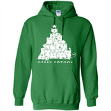 Merry Catmas - Merry Christmas Cat Lover Mug PINGPONG - Hoodie