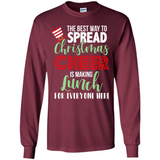 Spread Christmas Cheer Lunch Family Xmas Gift Ls - Long Sleeve T-Shirt