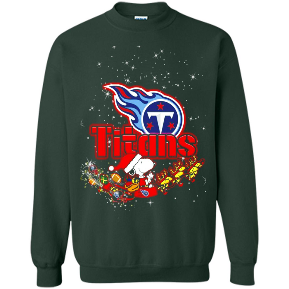 Snoopy Christmas Tennessee Titans - Sweatshirt