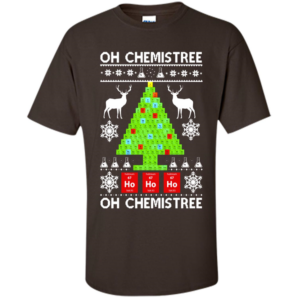 Oh Chemistree, Oh Chemistree Christmas Ugly Sweater - Shirt