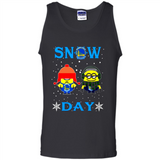 Snow Day Shirt For Golden State Warriors Vs Minion Fans pingpong