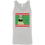 Grinch Nurse Ugly Christmas Sporty T-Shirt PINGPONG - Canvas Unisex Tank
