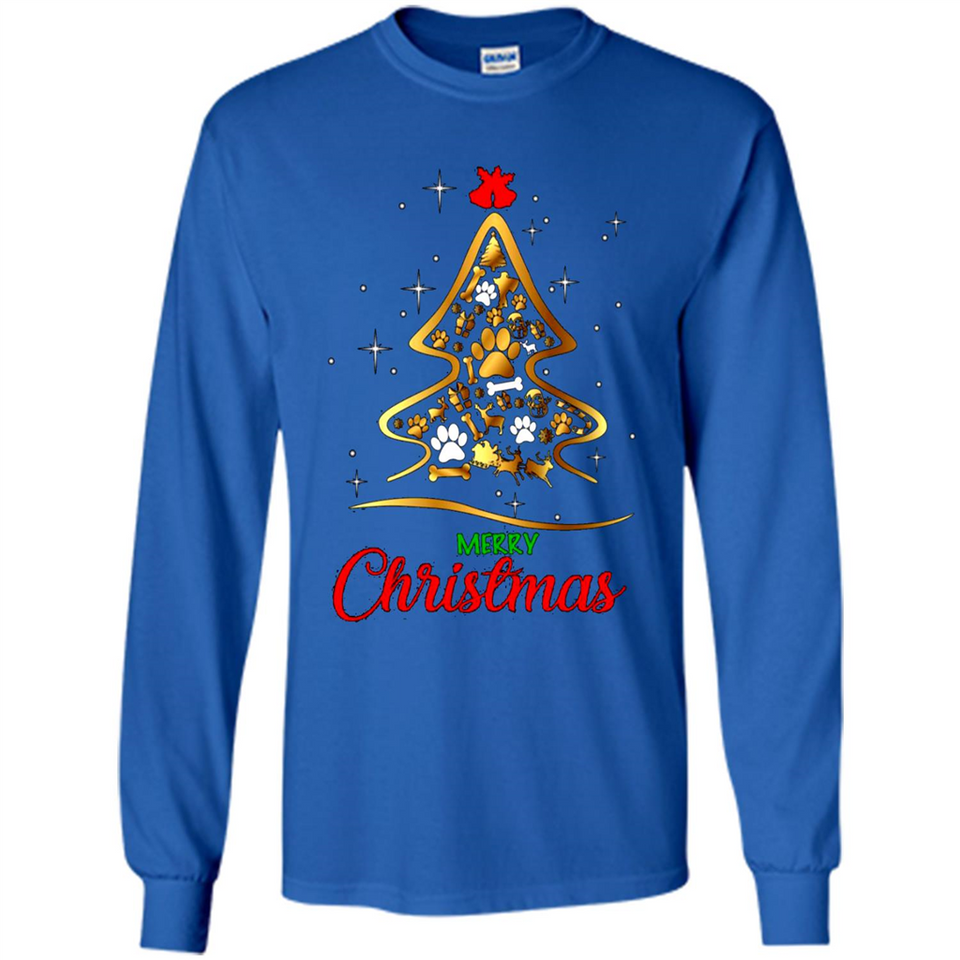 Merry Christmas Dogs Christmas Tree sweater PINGPONG