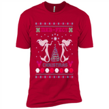 Mermaid Mer-Fect Ugly Christmas Sweater - Premium Short Sleeve T-Shirt