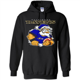 Grumpy Santa Claus Baltimore Ravens Football Team PINGPONG