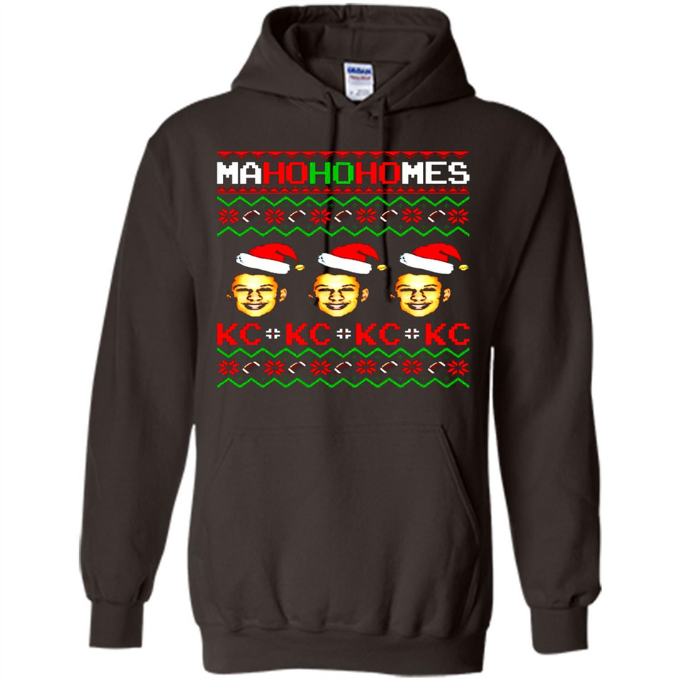 Patrick Mahomes Ma Ho Ho Homes Christmas sweatshirt PINGPONG - Hoodie