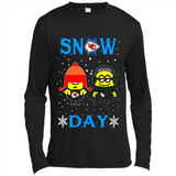 Snow Day Shirt For Kansas City Chiefs Vs Minion Fans Cotton pingpong