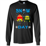 Snow Day Shirt For Buffalo Sabres Vs Minion Fans pingpong