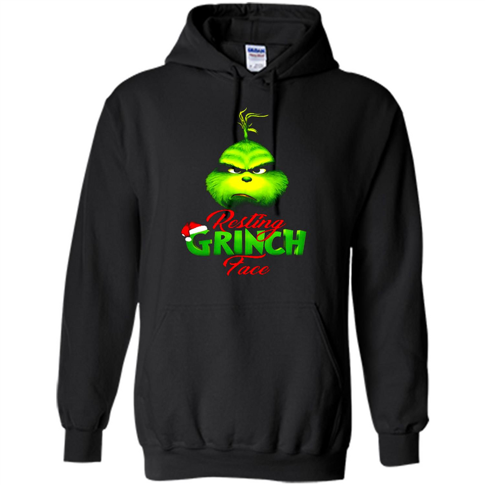 Resting Grinch Face Shirt PINGPONG - Hoodie