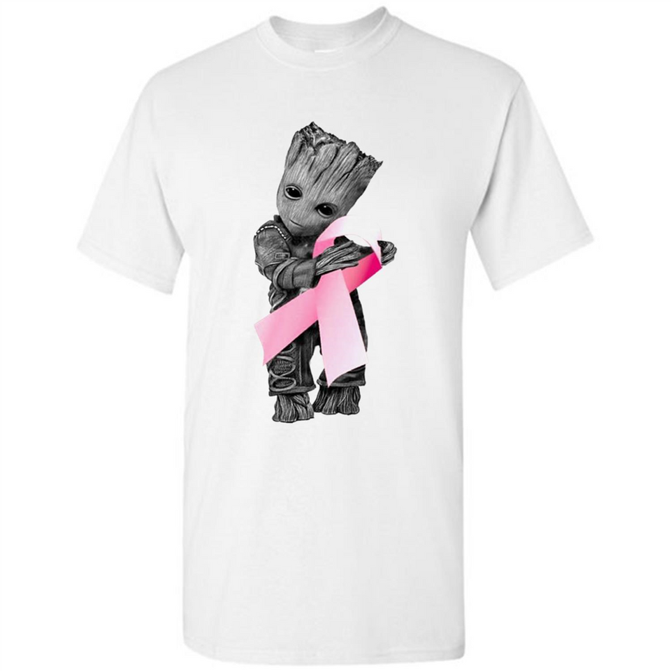 Groot Hug Breast Cancer - Shirt