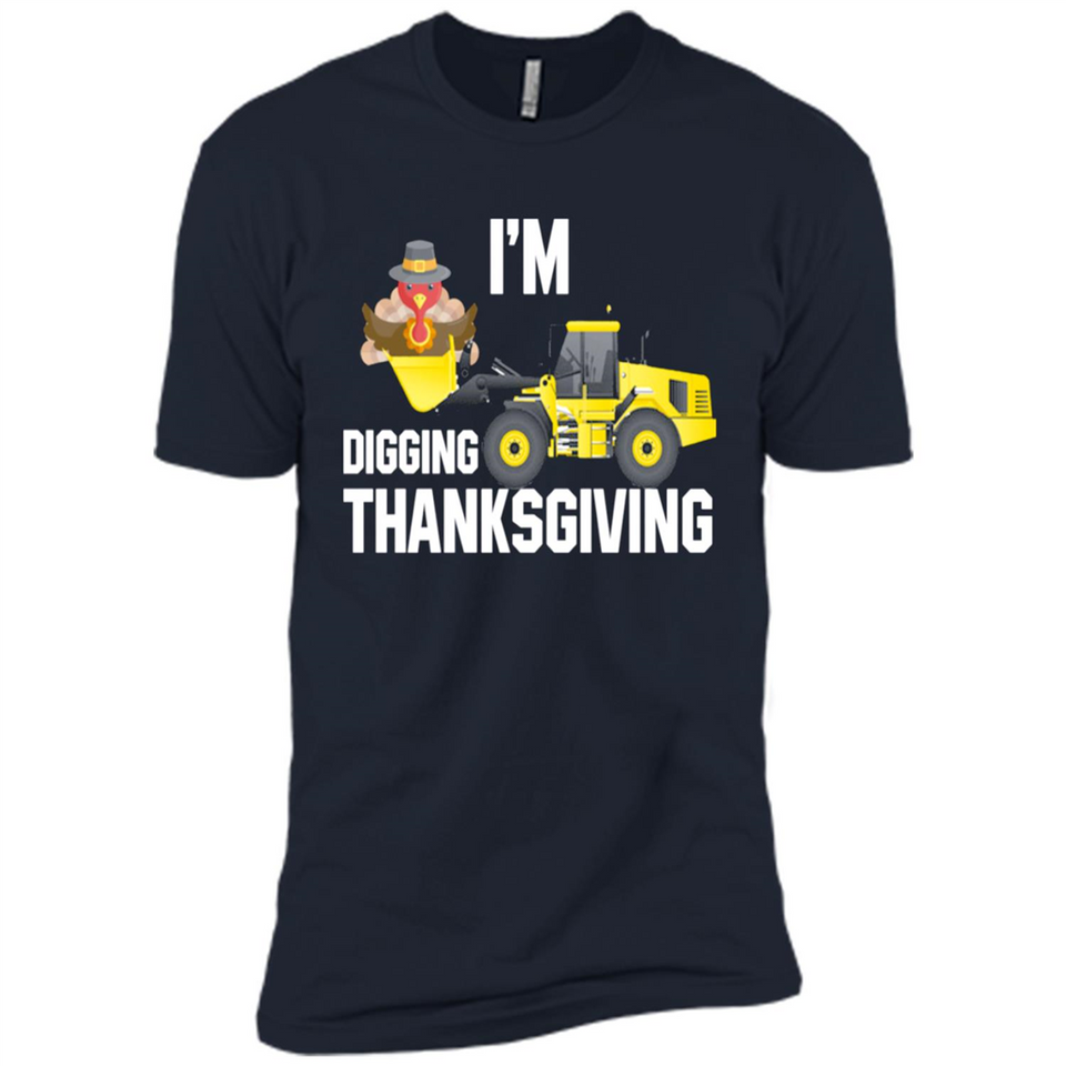 I'm Digging Thanksgiving Cute Turkey Tractor