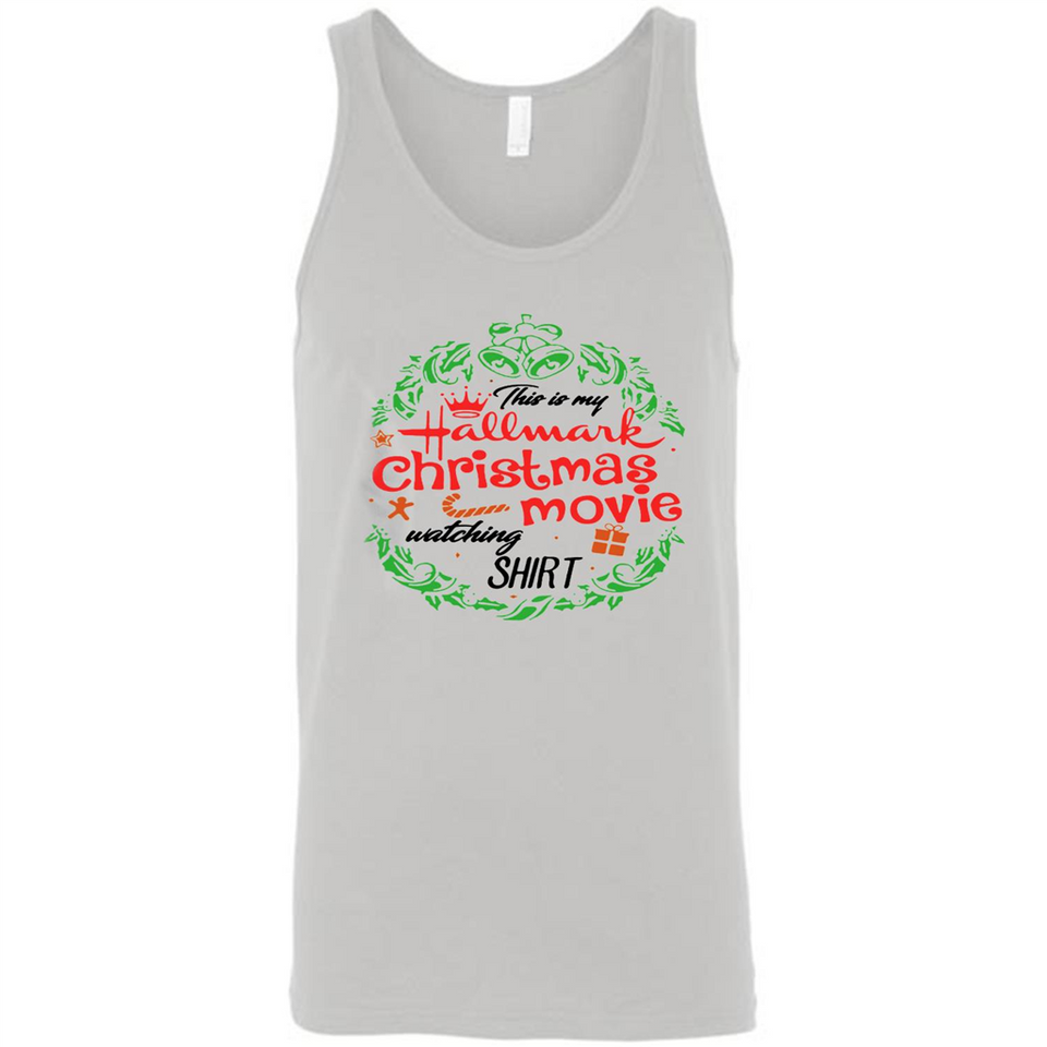 This is My Hallmark-Christmas Movies Watching Sporty T-Shirt - Canvas Unisex Tank