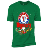 Snoopy Christmas Texas Rangers - Premium Short Sleeve T-Shirt