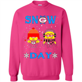 Snow Day Shirt For Green Bay Packers Vs Minion Fans pingpong