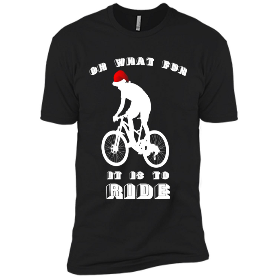 Christmas Mountain Biking Shirt Mountain Biker Christmas