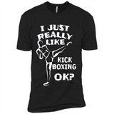 Kick Boxing Shirt Kick Boxer Boxing Workout - Premium Short Sleeve T-Shirt