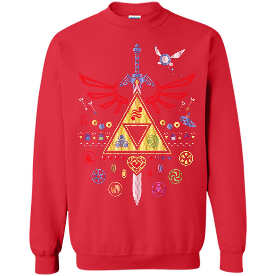 Song of Christmas Time the Legend of Zelda Ugly Sweater Perfect Christmas - Sweatshirt