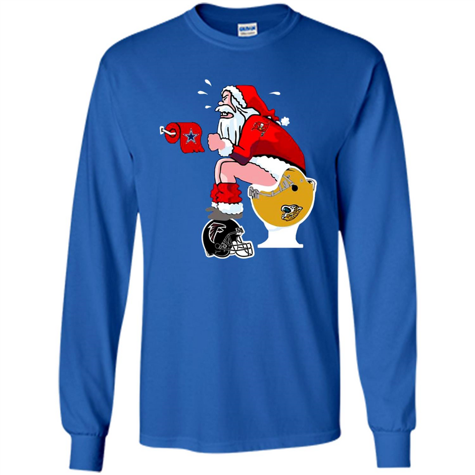 Tampa Bay Buccaneers Santa Claus Toilet