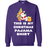 This is My Christmas Pajama Shirt - Santa Bear Tree Gift Tee
