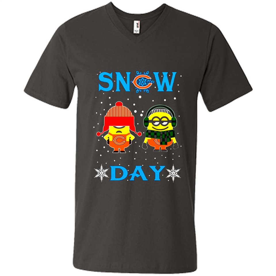 Snow Day Shirt For Chicago Bears Vs Minion Fans pingpong