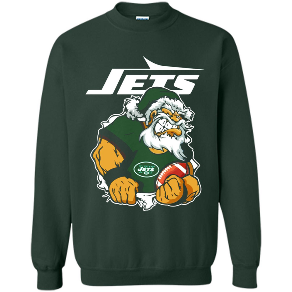 Grumpy Santa Claus Jets Football Team PINGPONG