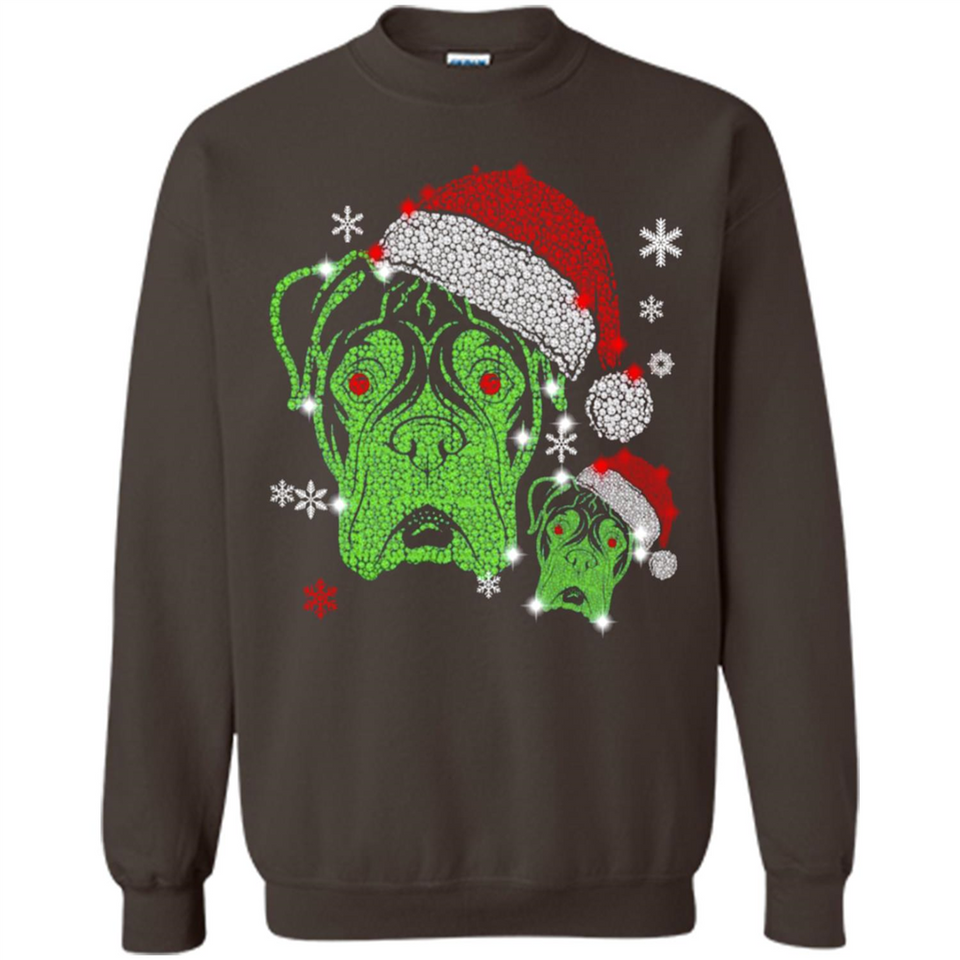 Boxer Dog diamond Christmas - Sweatshirt