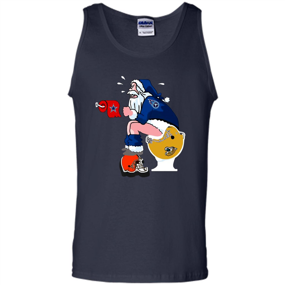 Tennessee Titans Santa Claus Toilet