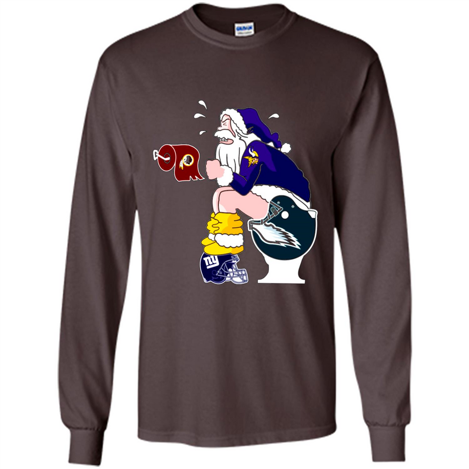 Minnesota Vikings Toilet Santa Claus PINGPONG