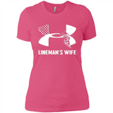 Lineman Wife Under Armour - Ladies' Boyfriend T-Shirt