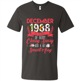 December 1988 30 Years Of Being Classy Sassy - Men's V-Neck