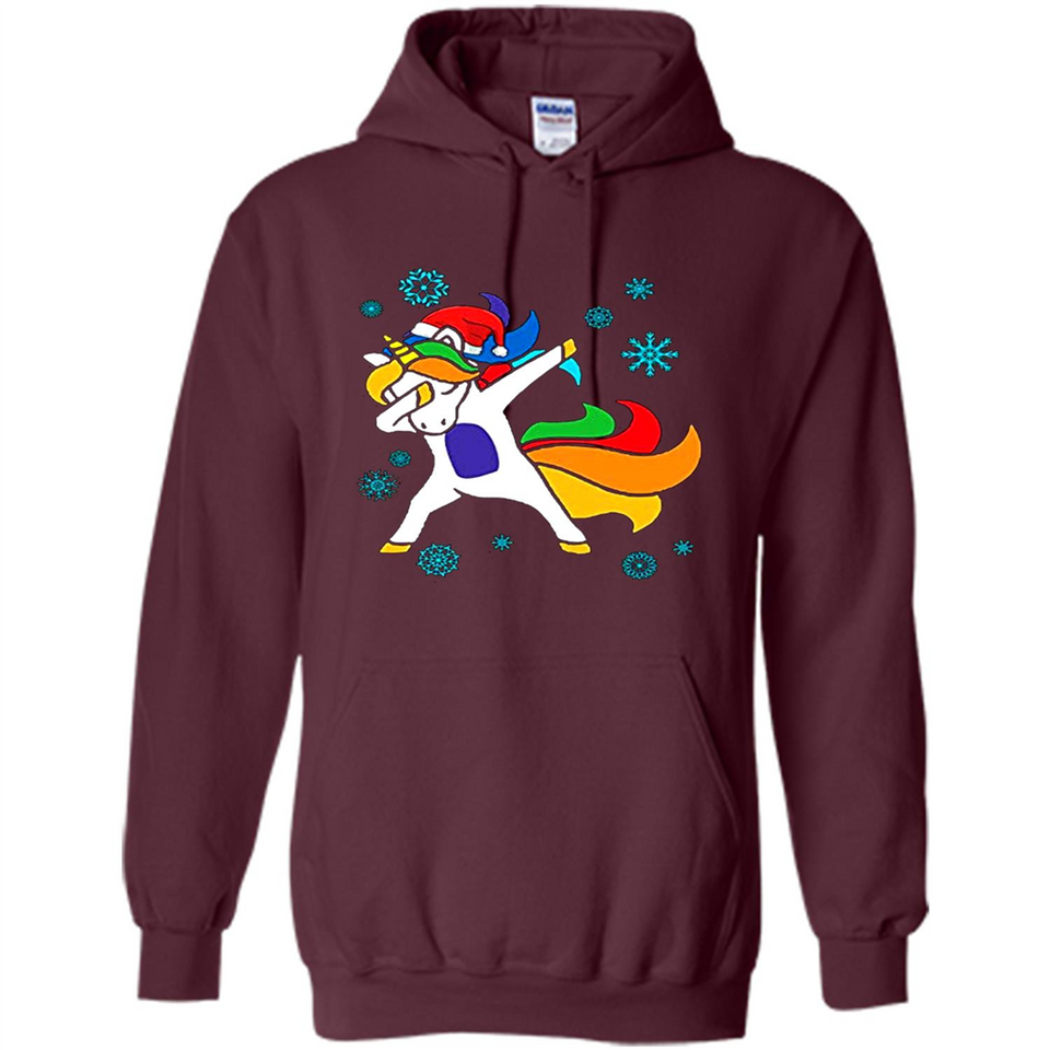 Christmas Dabbing Unicorn - Hoodie