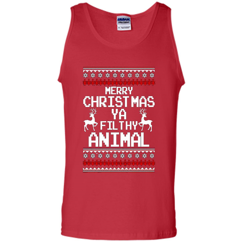 Merry Christmas ya filthy animal ulgy sweater PINGPONG