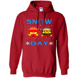 Snow Day Shirt For Los Angeles Angels Vs Minion Fans pingpong