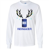Dilly Dilly Reinbeer Funny Beer Reindeer Christmas Sporty - Long Sleeve T-Shirt