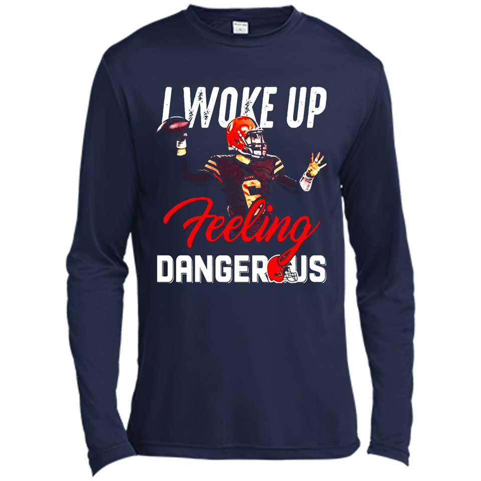 I woke up feeling dangerous - Canvas Long Sleeve T-Shirt