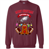 Philadelphia Eagles NFL Reindeer Funny Merry Christmas And Happy New Year