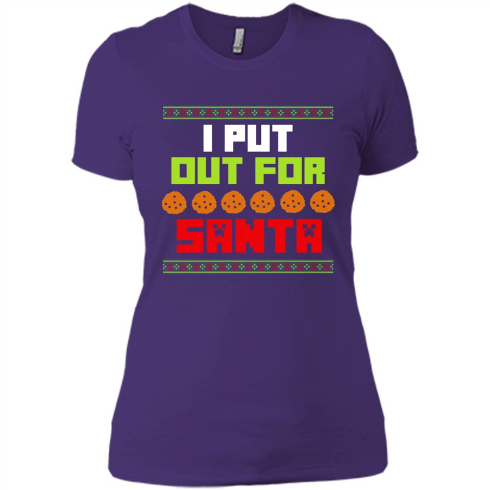 Cookies Out For Santa Christmas - Ladies' Boyfriend T-Shirt