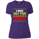 Cookies Out For Santa Christmas - Ladies' Boyfriend T-Shirt