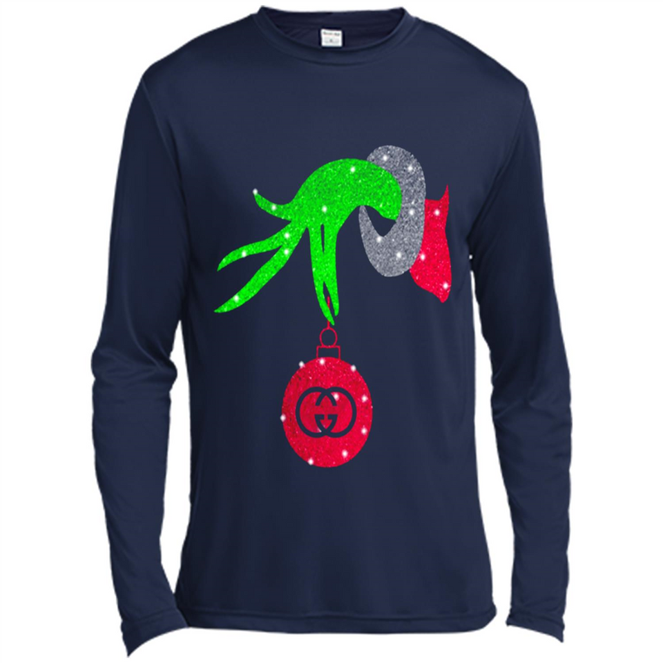 Grinch hand holding logo Gucci PING PONG
