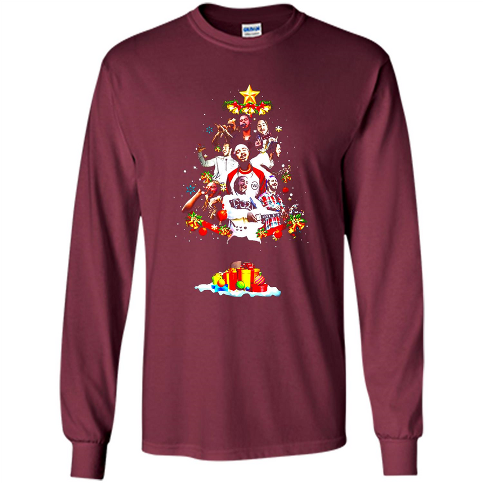 Christmas Post Noel Malone Tree shirt Gift For Christmas - Long Sleeve T-Shirt