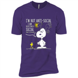 Snoopy I'm Not Anti-Social I Am Selectively Social